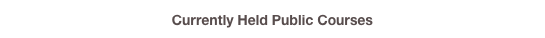 Currently Held Public Courses